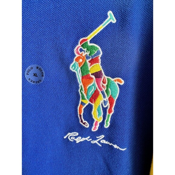 NWT Polo Ralph Lauren Men's Polo Shirt XL XXL Custom Slim Fit Big Pony Mesh - Picture 7 of 10